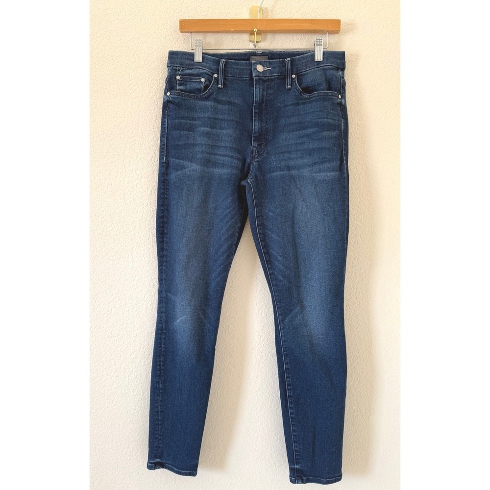 MOTHER Women's High Waisted Looker Denim Jeans in Tongue And chic Size 30 Preppy